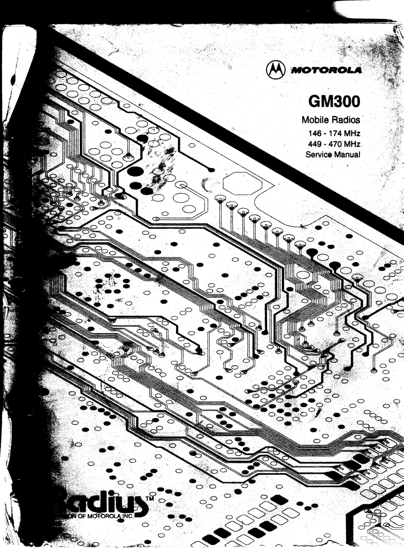 摩托罗拉gm-300维修手册