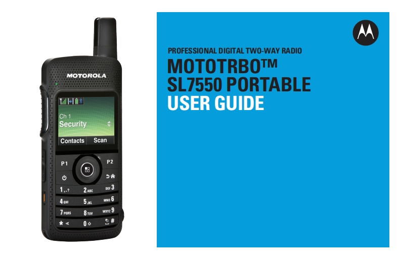 摩托罗拉sl7550_user_guide使用说明书手册