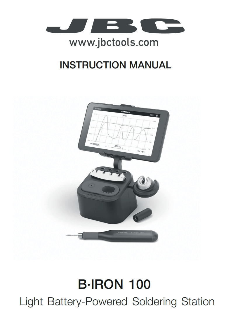 操作说明书手册-biron-100-battery-powered-soldering-station-jbc-0033089_ID-243837_EN