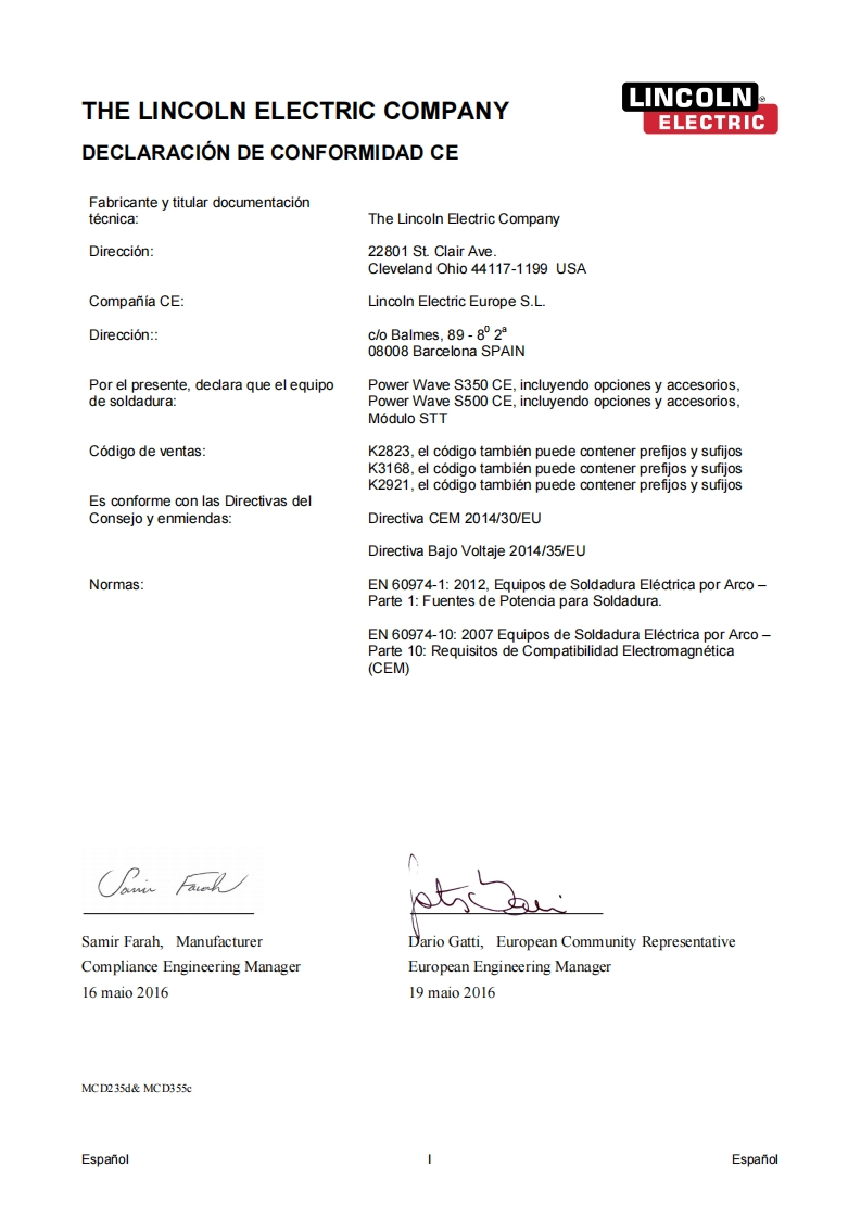 操作说明书手册POWER-WAVE-S500