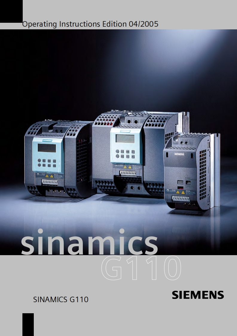 操作说明书手册_G110_en