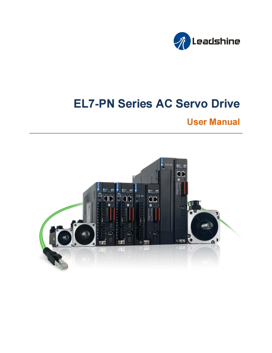 操作说明书手册_Leadshine_EL7-PN_servoregelaar_met_Profinet