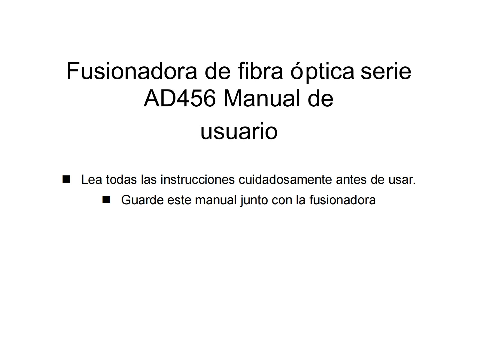 操作说明书手册_espanol_AD456