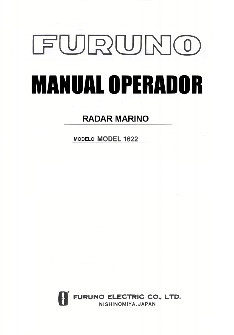 日本古野FURUNO-1622_manual说明书手册_del_operador_en_espantildeol