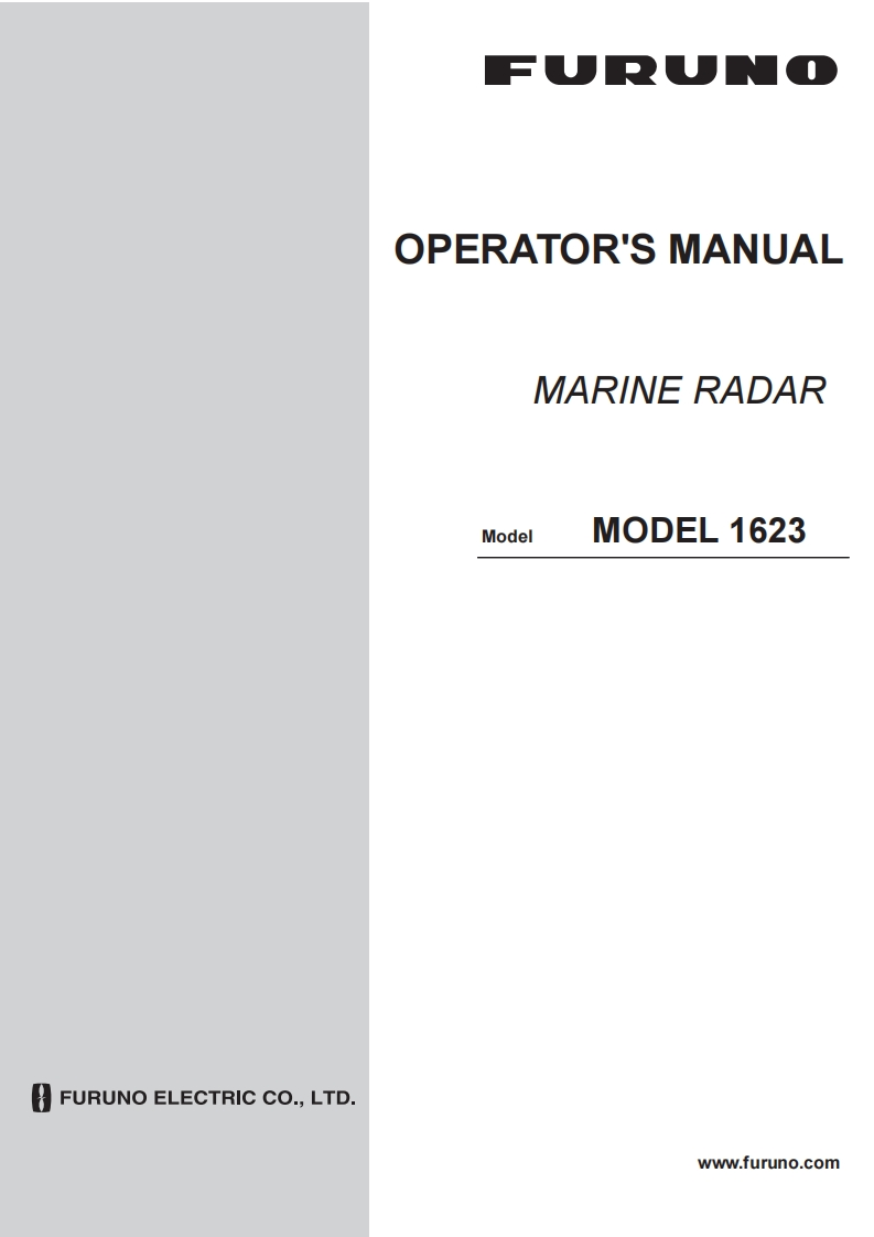 日本古野FURUNO-1623_安装调试说明书手册