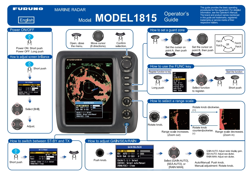 日本古野FURUNO-1815_安装调试说明书