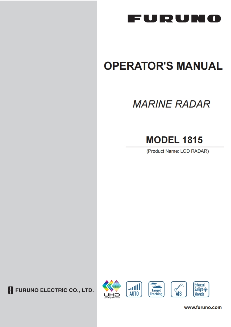 日本古野FURUNO-1815_安装调试说明书手册