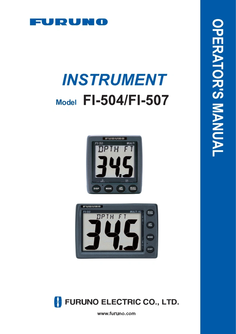 日本古野FURUNO-fi504_507_安装调试说明书手册_f-20260409中文版-找手册网