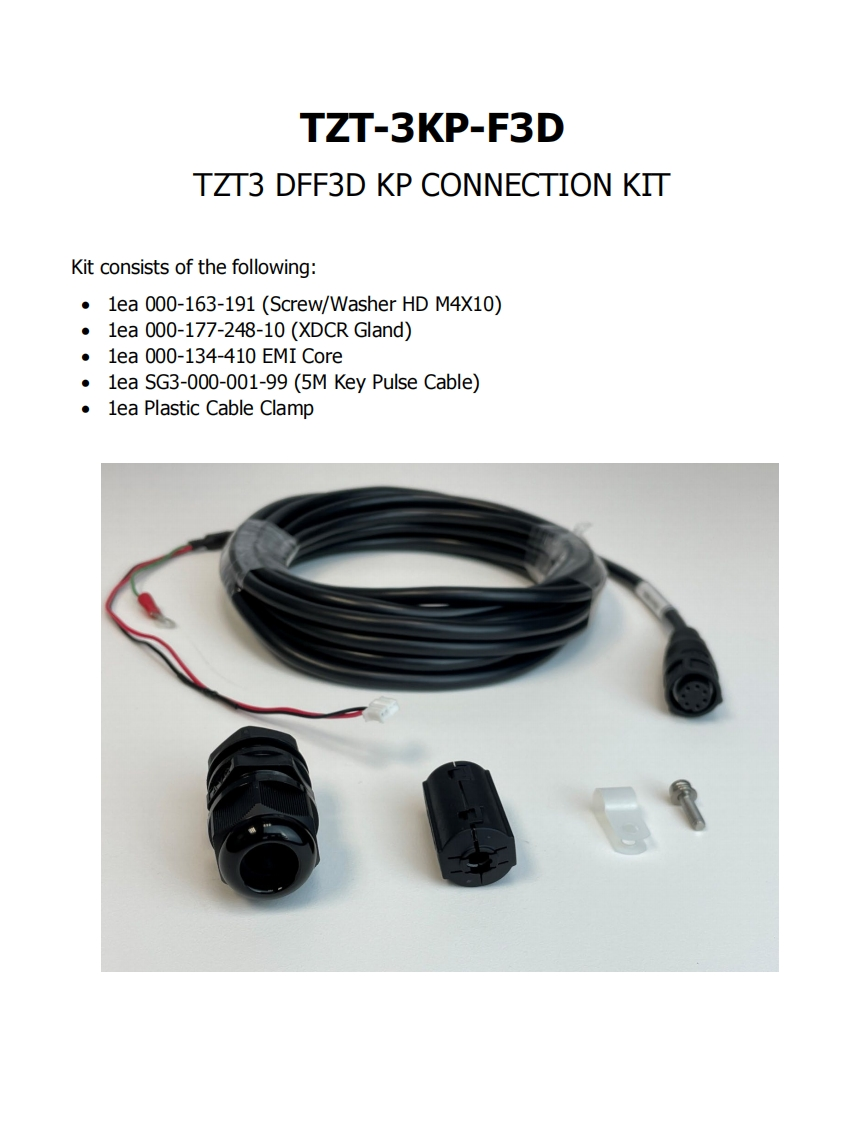 日本古野FURUNO-tzt3kpkit_安装调试说明书手册