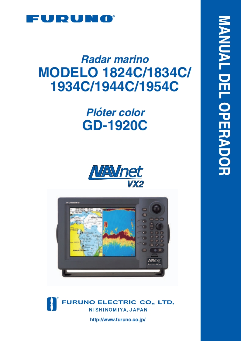 日本古野FURUNO18x4c_19x4c_manual说明书手册_del_operador