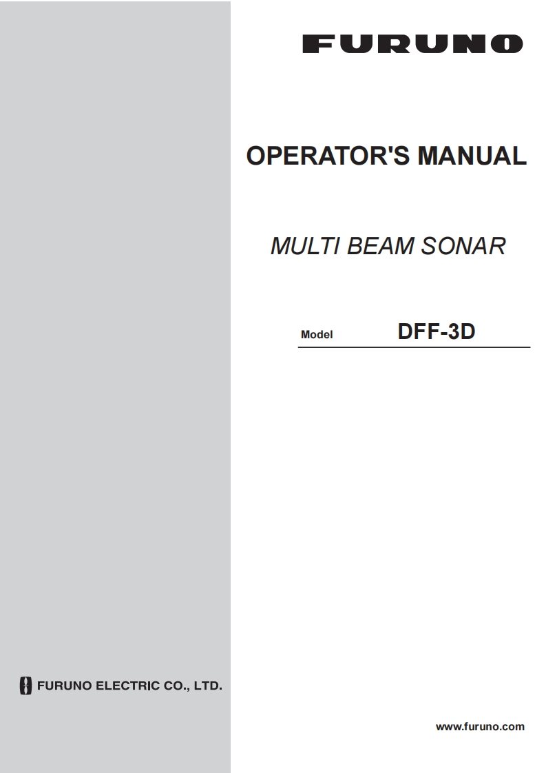 日本古野FURUNOdff3d_安装调试说明书手册