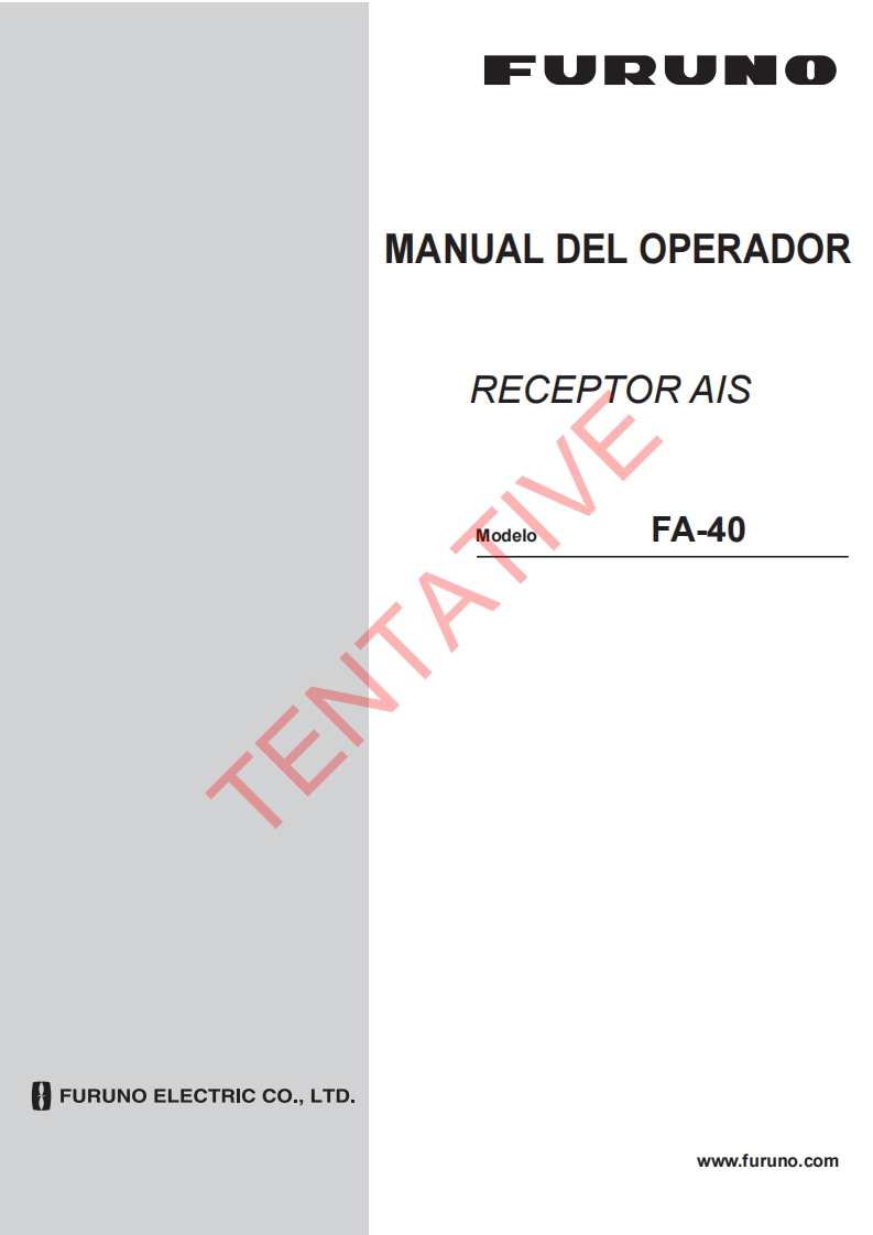 日本古野FURUNOfa40_spanish_安装调试说明书手册