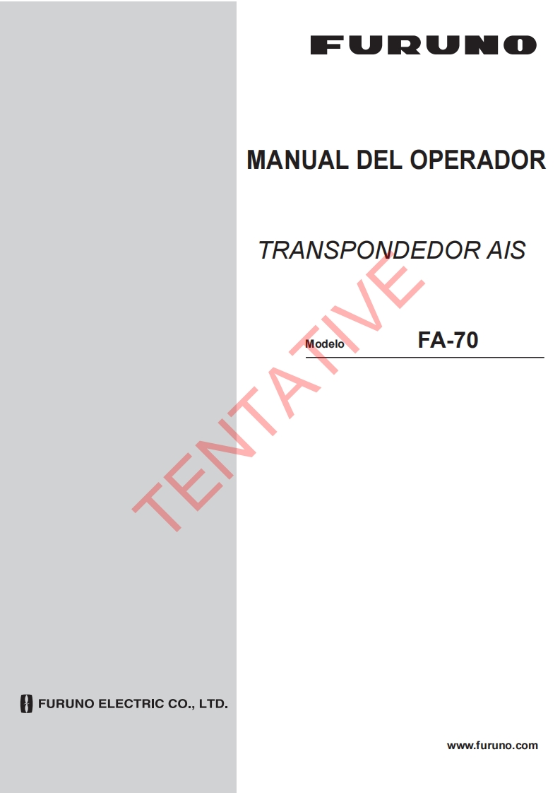 日本古野FURUNOfa70_spanish_安装调试说明书手册
