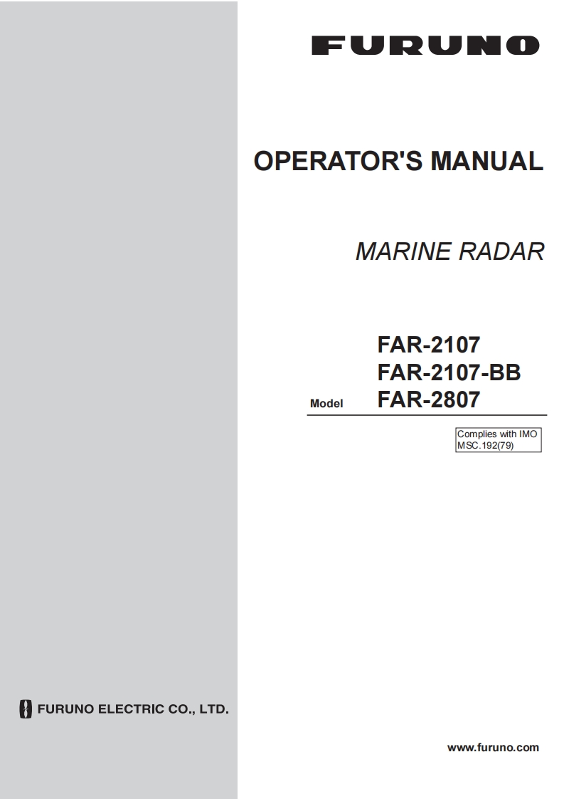 日本古野FURUNOfar2xx7_安装调试说明书手册