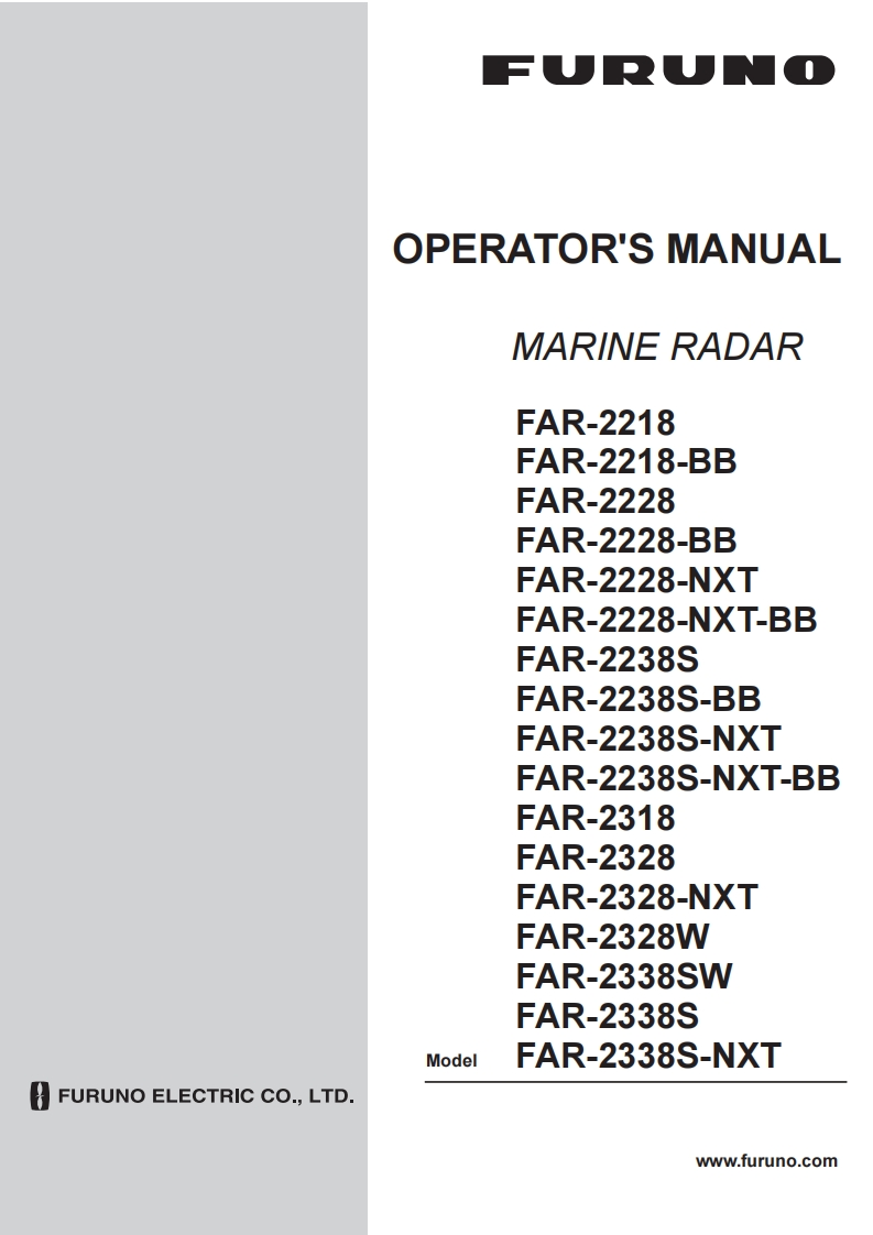 日本古野FURUNOfar2xx8_安装调试说明书手册