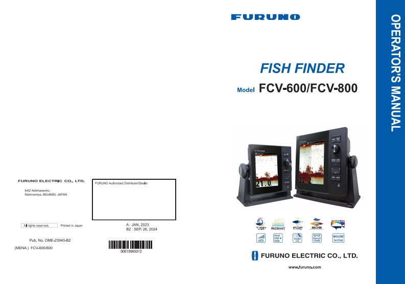 日本古野FURUNOfcv600_fcv800_安装调试说明书手册