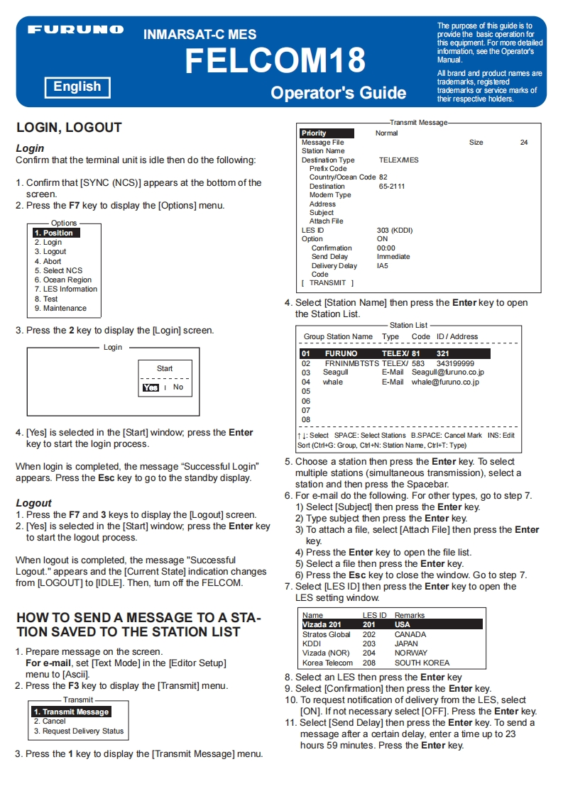 日本古野FURUNOfelcom18_安装调试说明书手册(2)