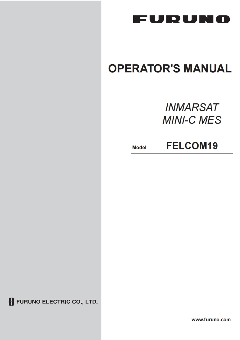 日本古野FURUNOfelcom19_安装调试说明书手册