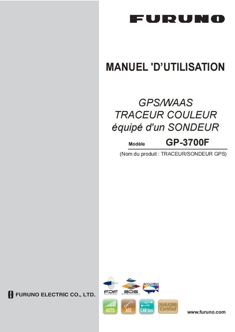 日本古野FURUNOgp3700f_french_安装调试说明书手册