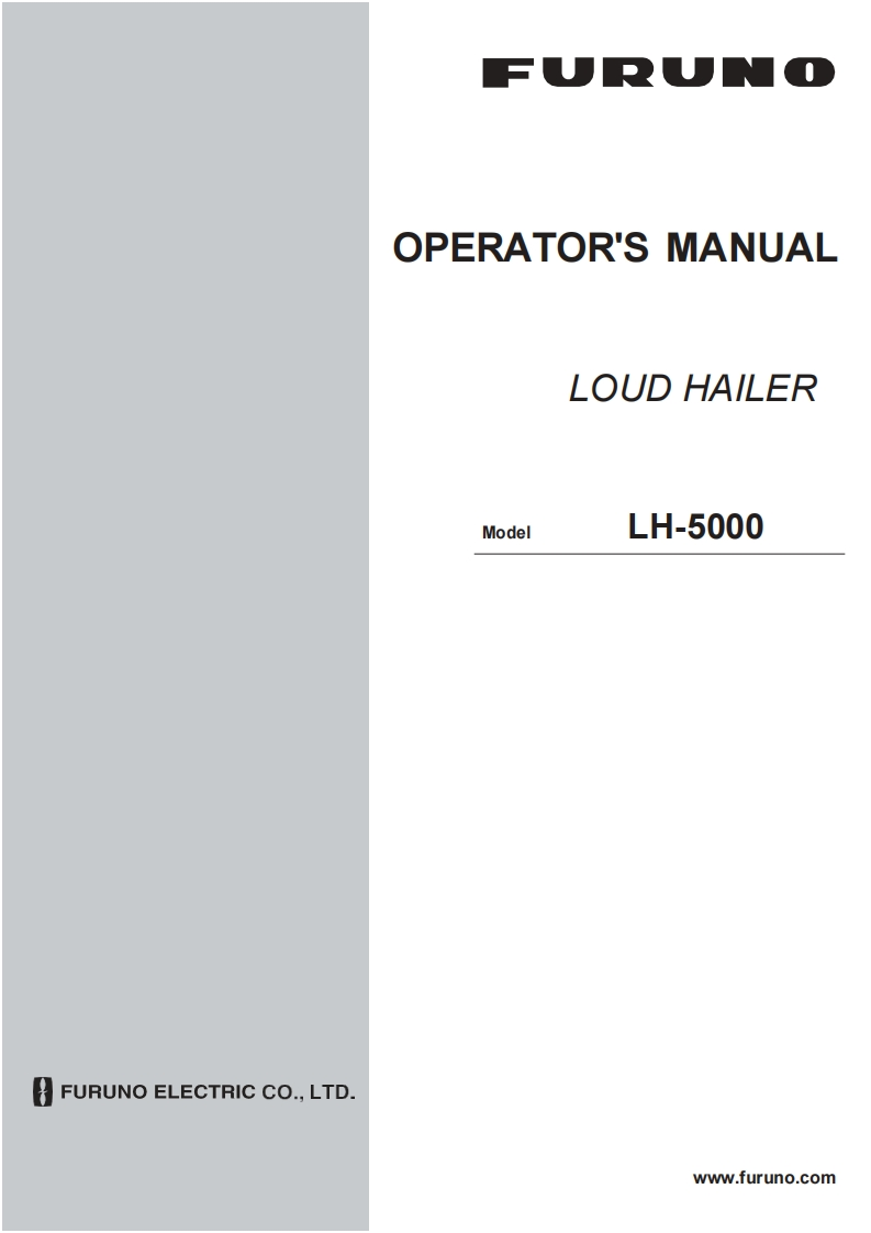 日本古野FURUNOlh5000_安装调试说明书手册