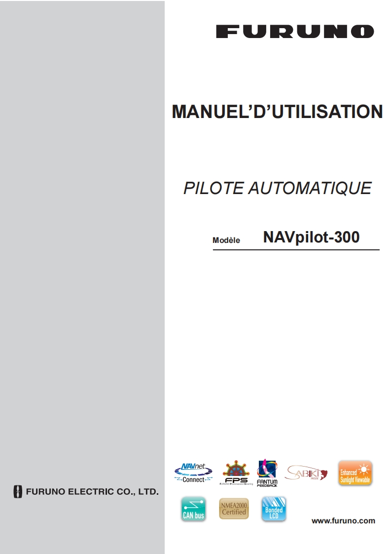日本古野FURUNOnavpilot_300_french_安装调试说明书手册