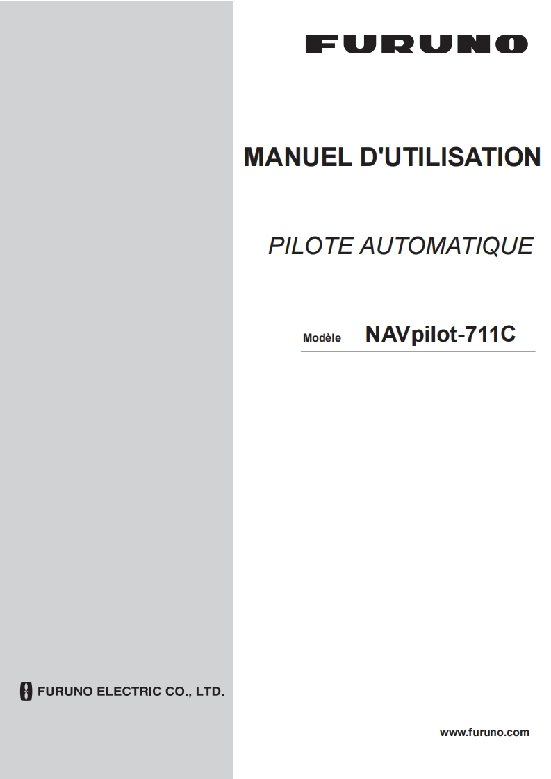 日本古野FURUNOnavpilot_711c_french_安装调试说明书手册