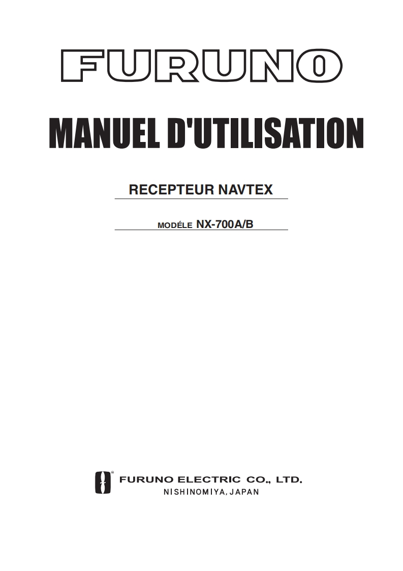 日本古野FURUNOnx700_french_安装调试说明书手册