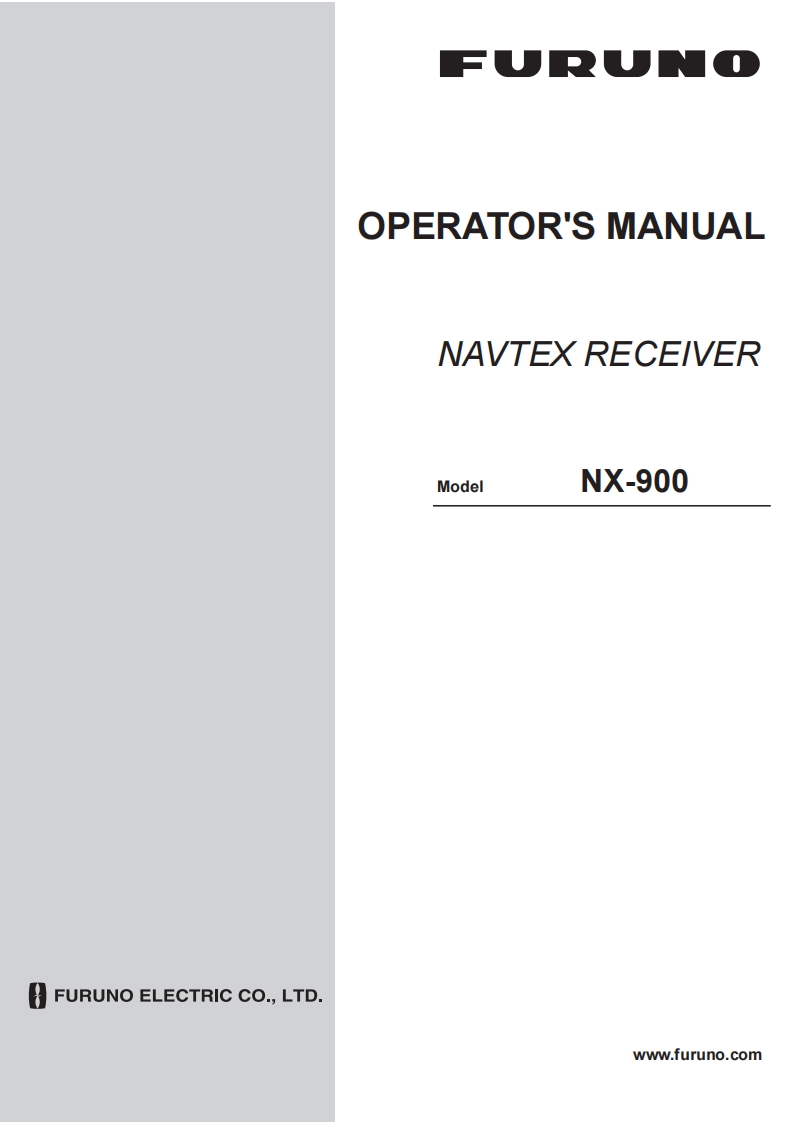 日本古野FURUNOnx900_安装调试说明书手册
