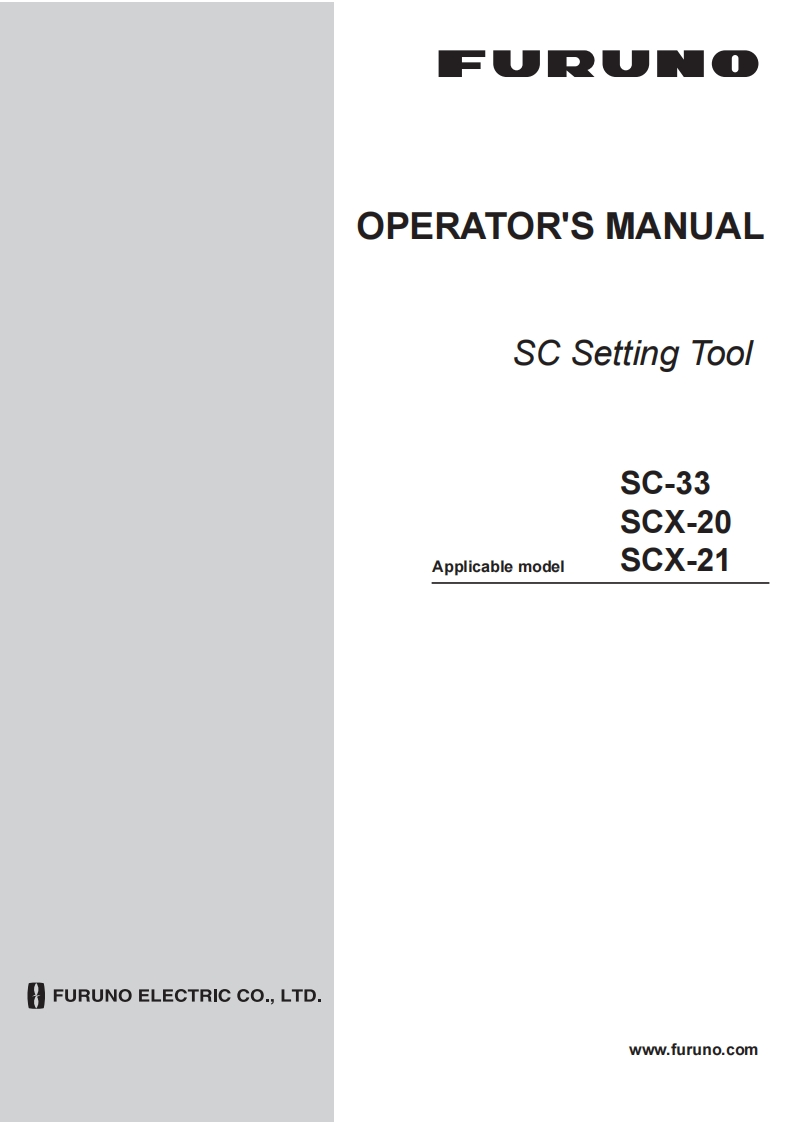 日本古野FURUNOsc_tool_安装调试说明书手册_for_sc33_scx20_scx21