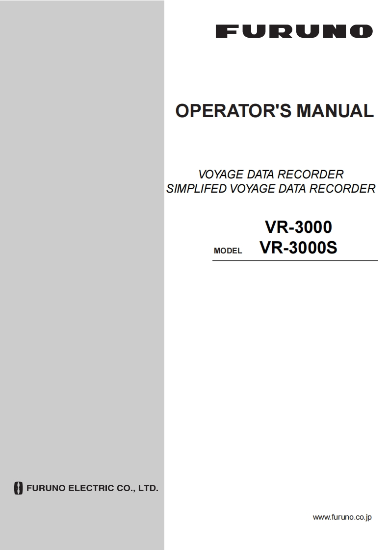 日本古野vr3000_vr3000s_operators_manual操作说明书手册_g1