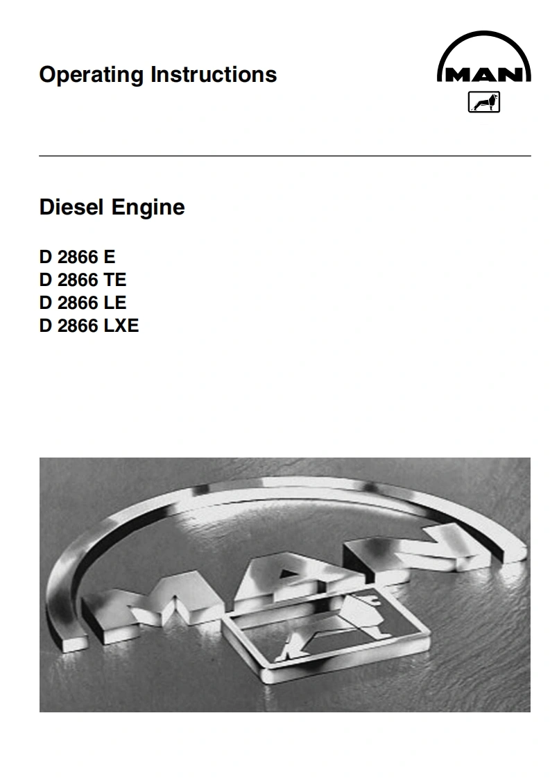 曼卡车MAN-D2842-Diesel-Engine-Operating-Instructions维修手册-找手册网