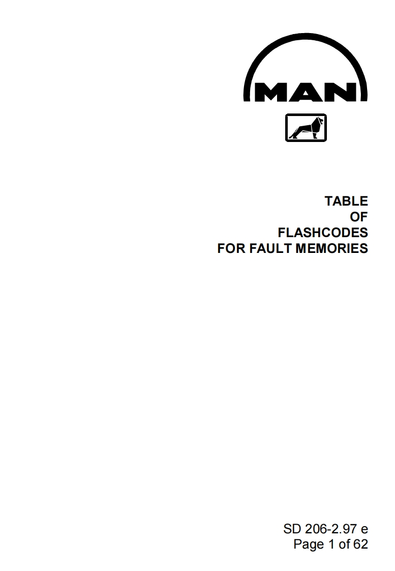 曼卡车曼卡车Blink-codes-MAN维修资料电器原理图-找手册网