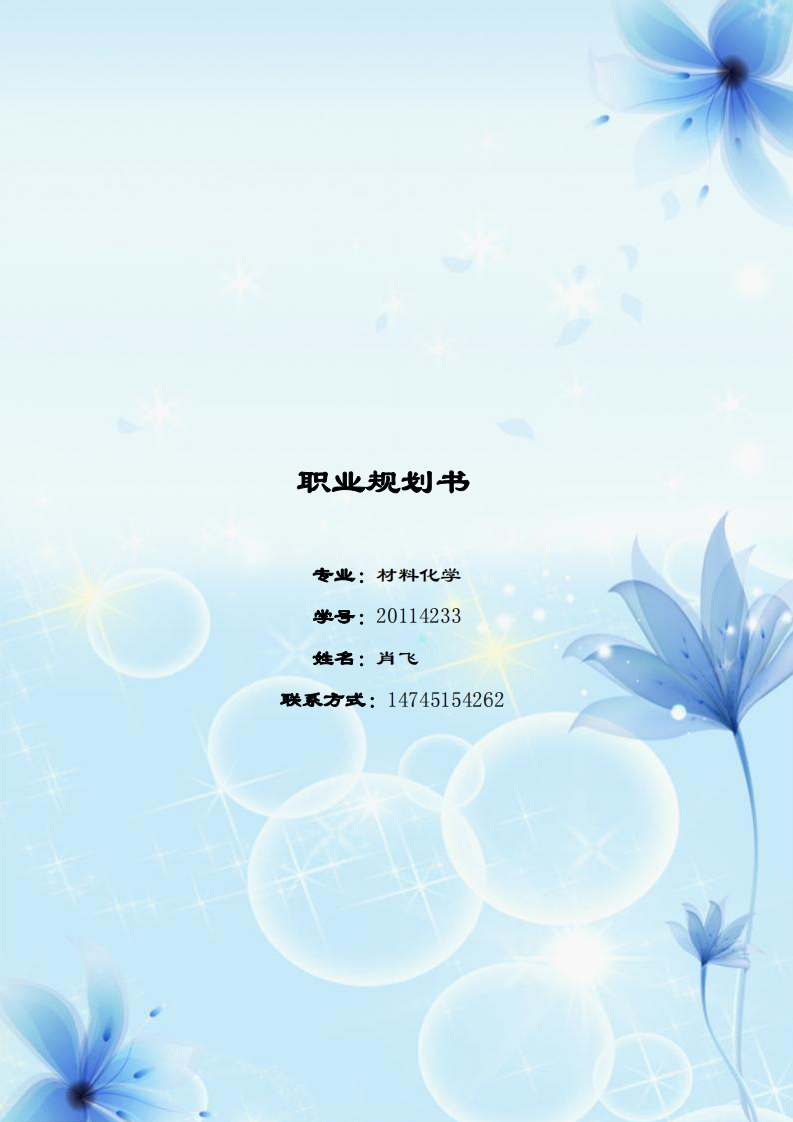 材料化学职业生涯规划书新质力文库 - 聚焦新质生产力发展的数字化知识库_行业洞察 / 理论成果 / 实践指南免费下载新质力文库