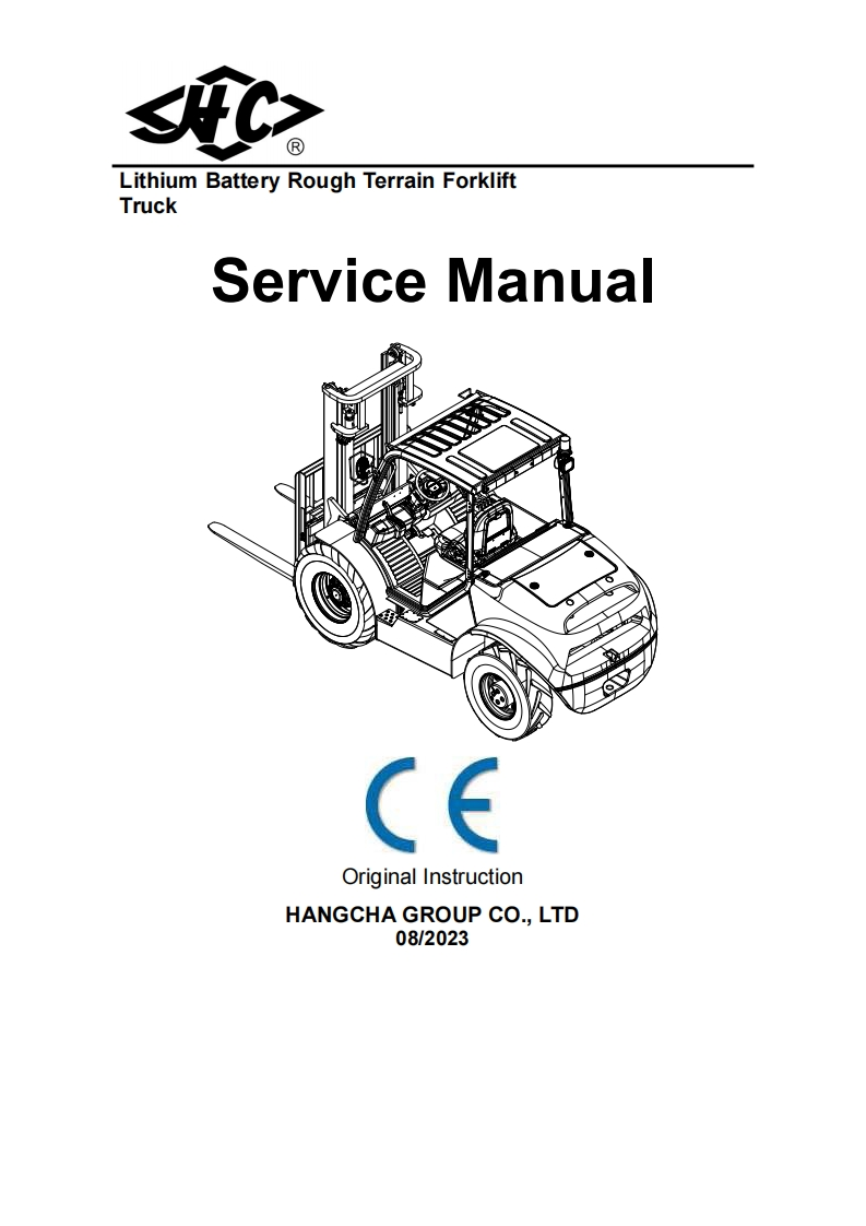 杭州叉车EN_2_5t_3_5t-RT-CPD-SERVICE-MANUAL操作与维修维护手册