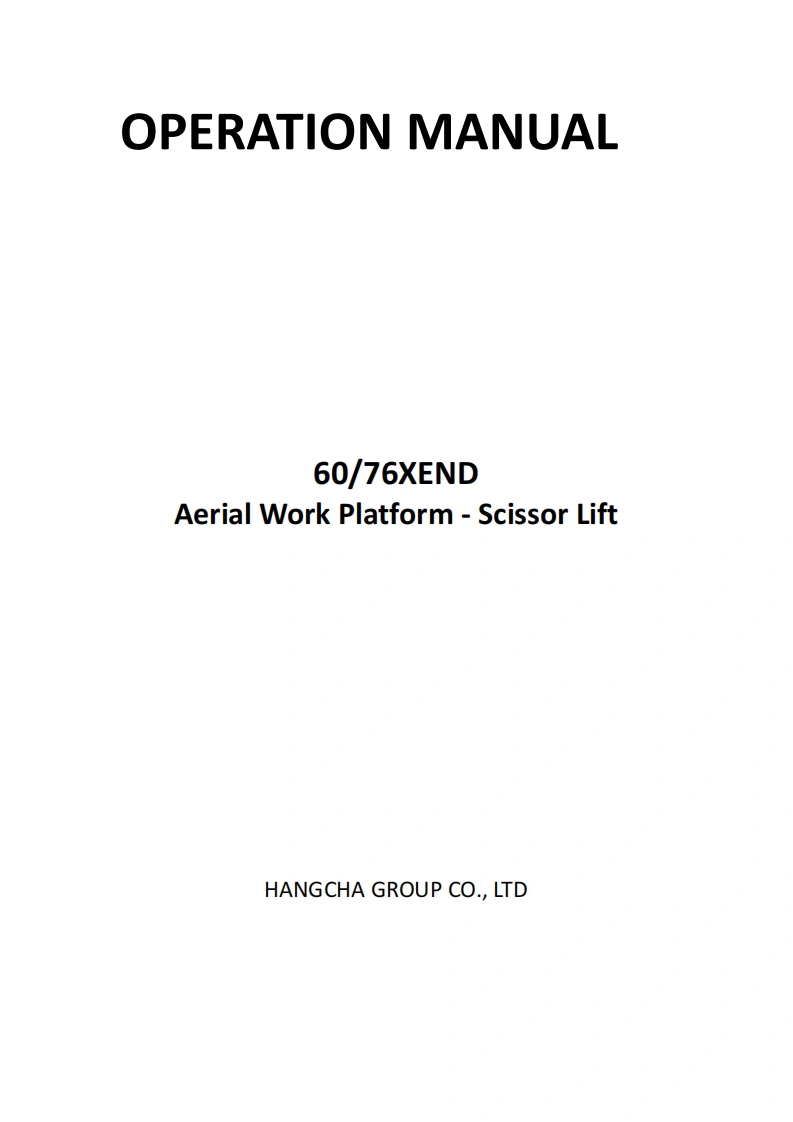 杭州叉车OMM-60-76XEND零部件和维修手册含电器原理图和液压原理图