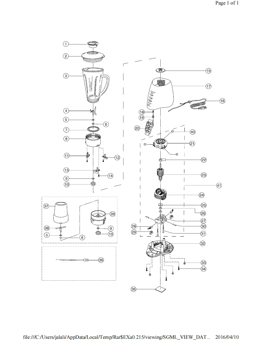 松下MX-J210GNWTD维修手册