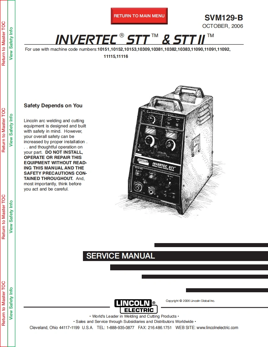 林肯117_Invertec_STT维修手册-找手册网