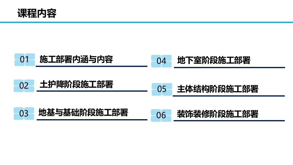 某项目施工各阶段部署安排（包含土护降阶段、地基与基础阶段、地下室阶段、主体阶段、装饰装修阶段等）