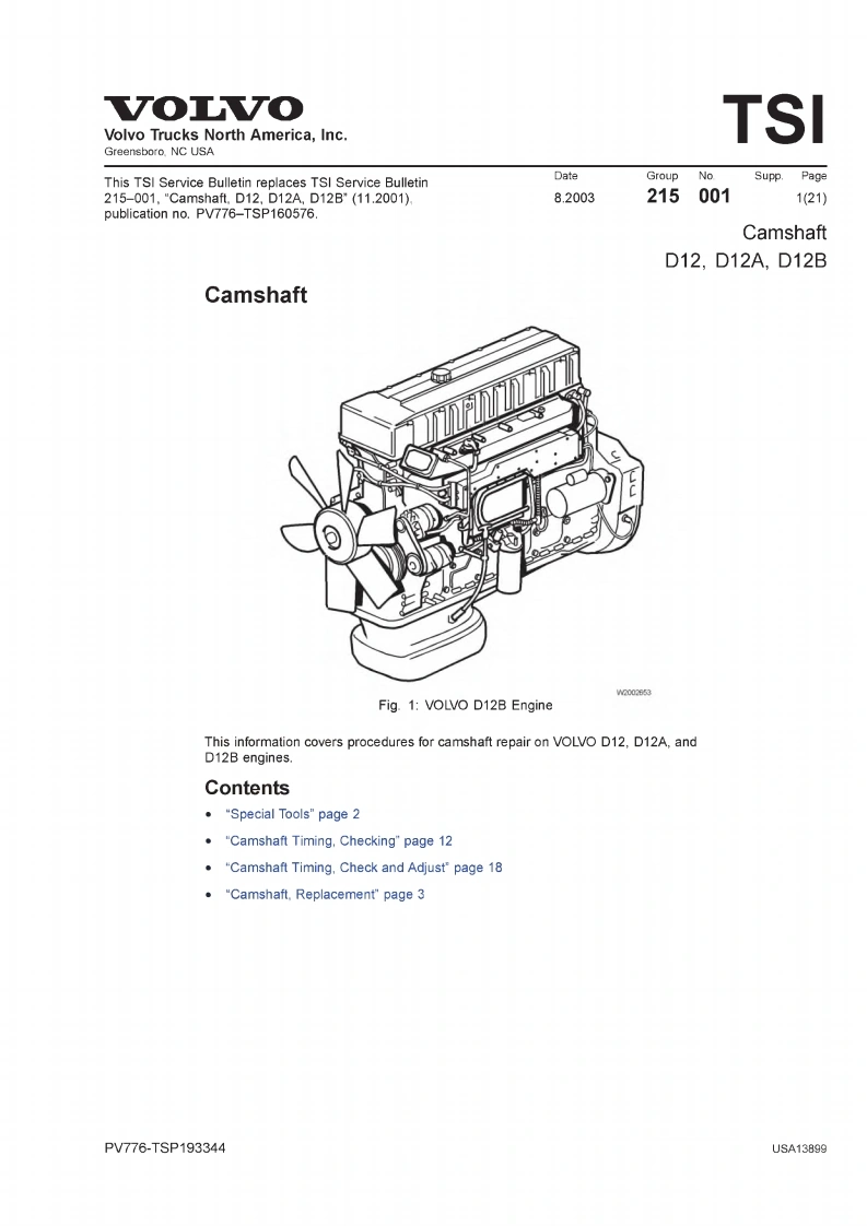 沃尔沃卡车发动机Volvo-D12-D12A-and-D12B维修手册含零部件图册engines-Workshop-Manual--找手册网