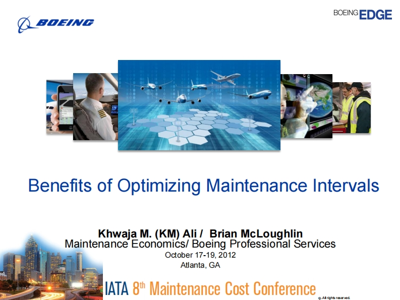 波音737飞机Benefits-of-Optimizing-Maintenance-Intervals