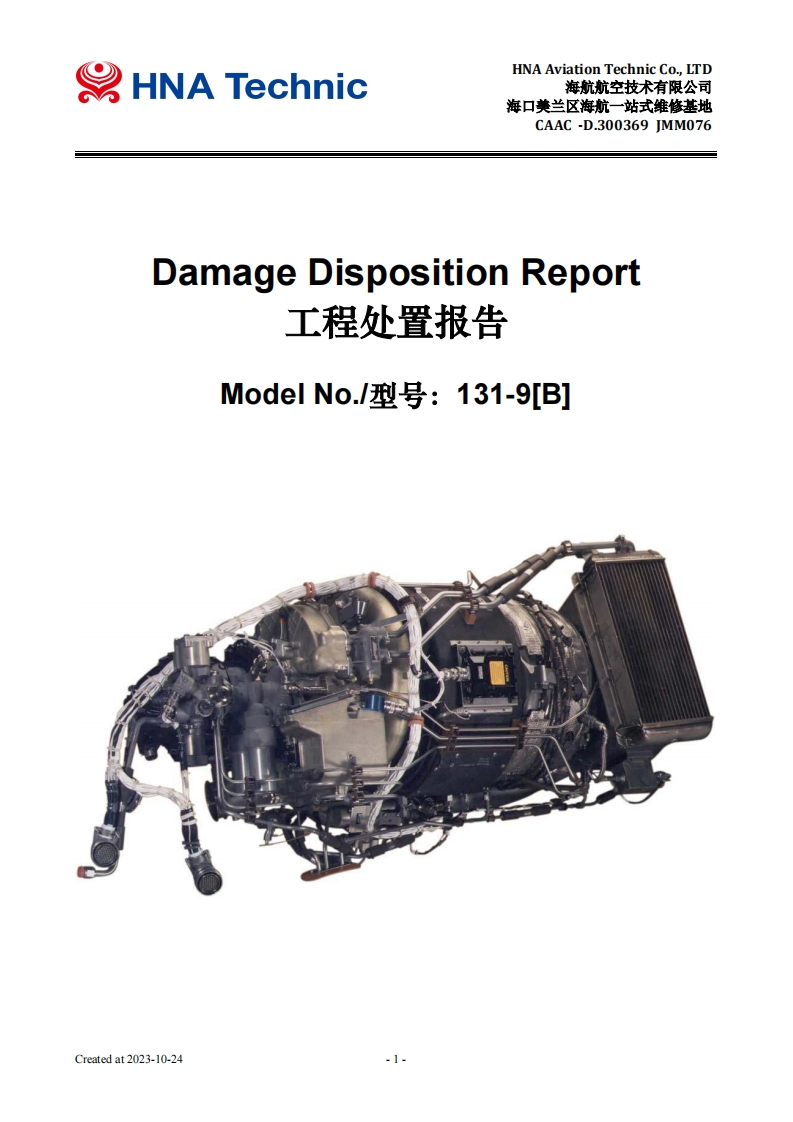 波音737飞机Damage-Disposition-Report（P-7648）
