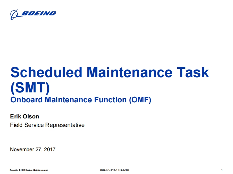 波音737飞机（SMT信息的控制和处理）Scheduled-Maintenance-Tasks-R1