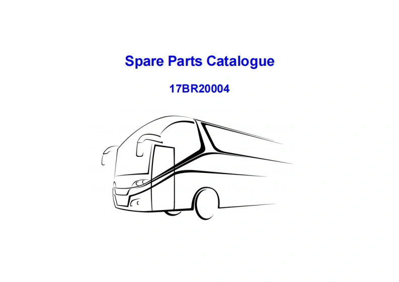 海格客车HIGER-KLQ6109Q-2017零部件目录手册图册