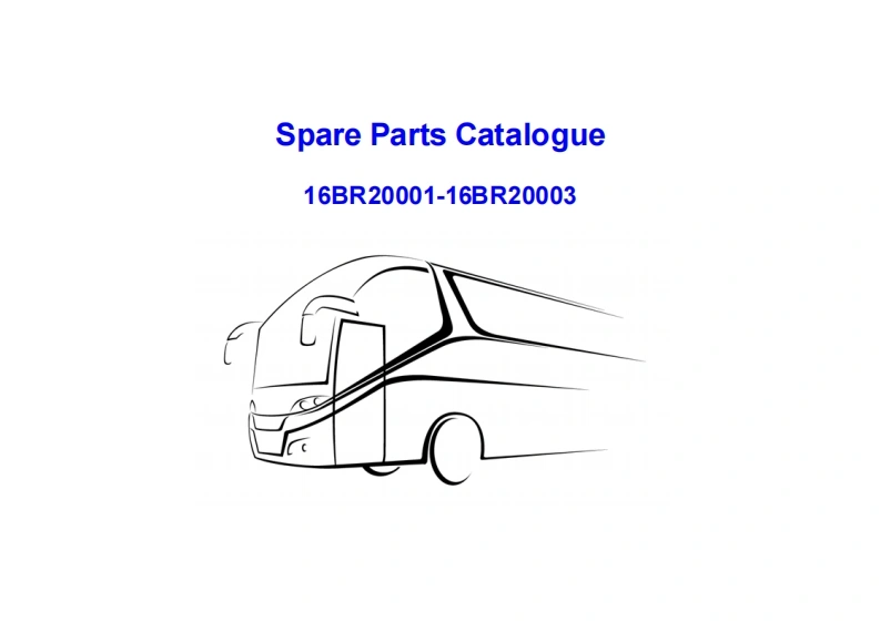 海格客车Higer_KLQ6109GS零部件目录手册图册