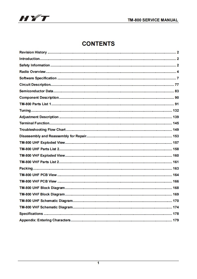 海能达hyt_tm-800_-_维修手册