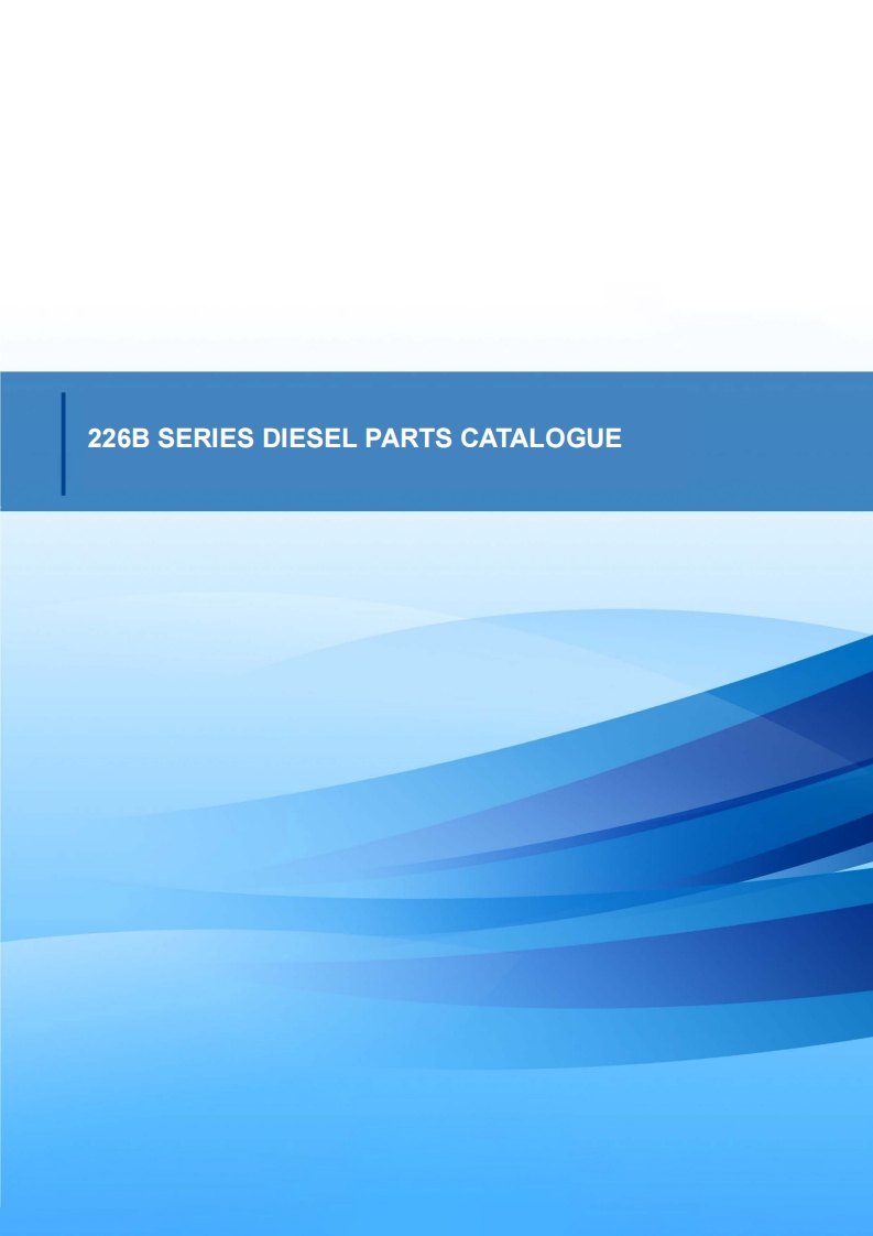 潍柴发动机WEICHAI-226B-SERIES-DIESEL-PARTS-CATALOGUE零部件手册