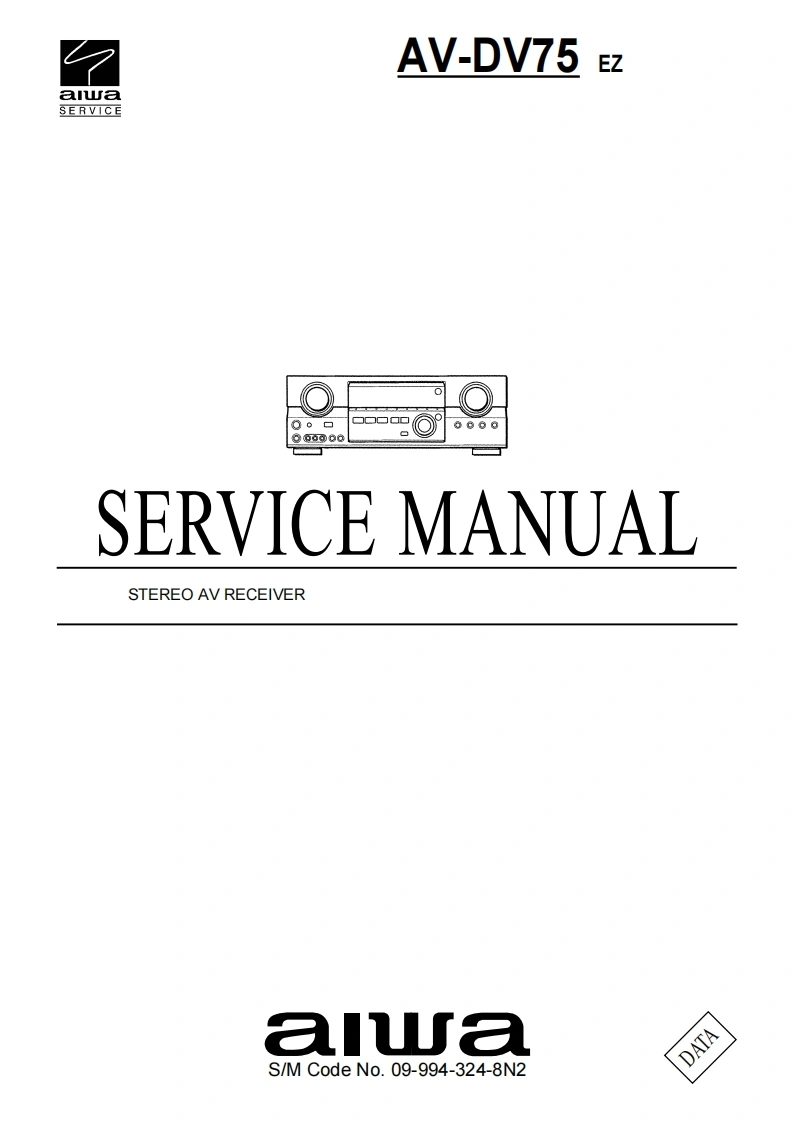 爱华Aiwa-AV-DV75-维修手册