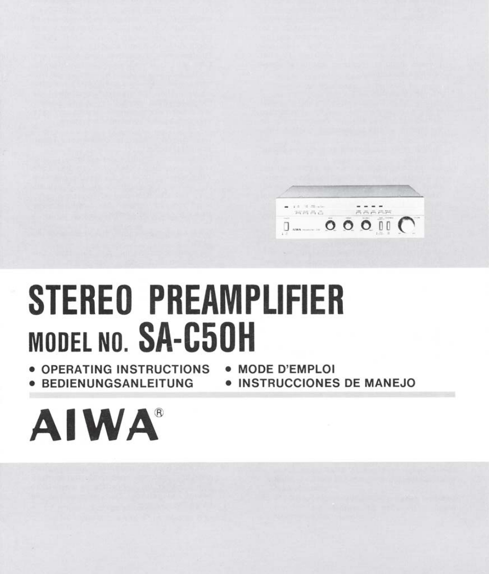 爱华Aiwa-SA-C50H-维修手册