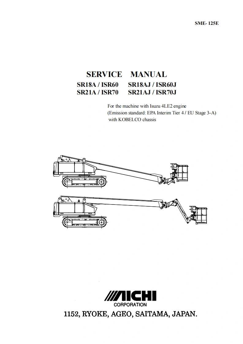 爱知SR18A(J)-SR21A(J)sn.738189andafter维修维护说明书手册-找手册网