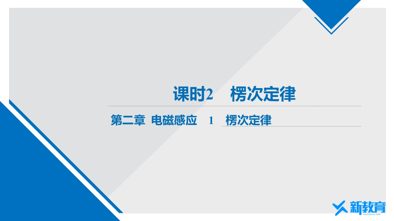 知识讲座课件12.1课时2楞次定律